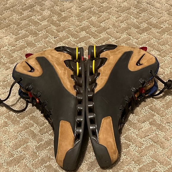 NIKE SHOX VC 3 III “TUSKEGEE AIRMEN” DESERT BROWN/RED MENS SIZE 12 (310270-221) - Picture 6 of 10